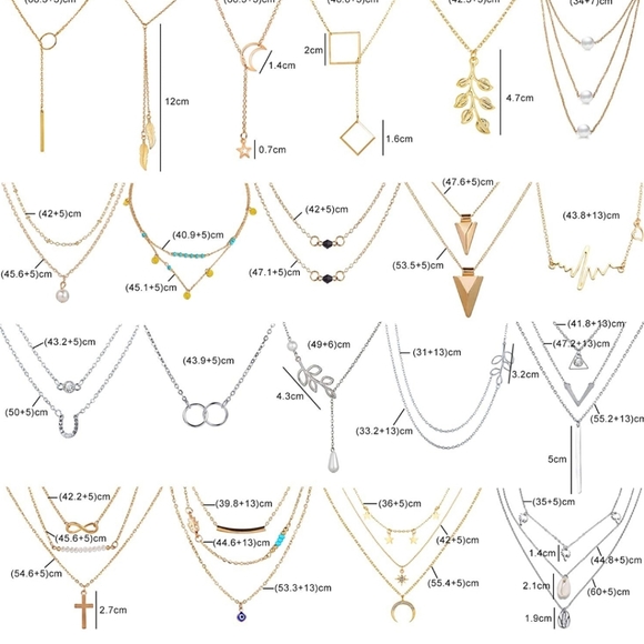 Assortment of Necklaces that Can Be Layered - Picture 7 of 7